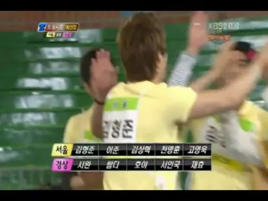 110507 Kim Hyung Jun vs Siwan,Simon D ,Hoya@100 Points Out Of 100