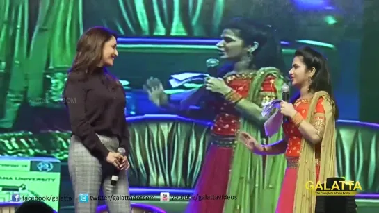 Madhuri Dixit at Sathyabama University's FemFest 2015