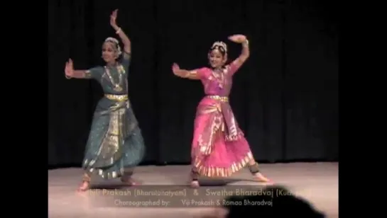 Pushpanjali - Swetha Bharadvaj (Kuchipudi)  Mythili Prakash (Bharatanatyam) - A Duet