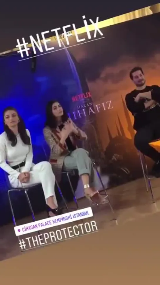 Çağatay Ulusoy, Hazar Ergüçlü ve Ayça Ayşin Turan _ Hakan_ Muhafız (The Pr