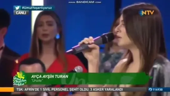 #AycaAysinTuran 🎤😍 #temavakfi 🌿 #umutyeşertenşarkılar