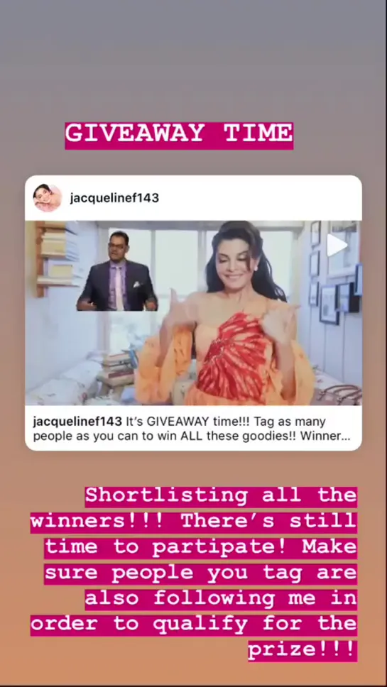 Jacqueline Fernandez on Instagram Stories 27.06.19