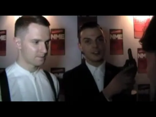 EF On the Spot - Hurts - NME Awards 2011