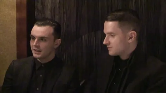 Chaos Tube: Hurts interview in Finland 26/1/2011 Part I/III