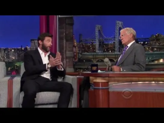 Хью Джекман на "Late Show with David Letterman" (23 июля 2013)