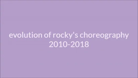 Evolution of ASTRO - Rocky Choreography (solo ver.)