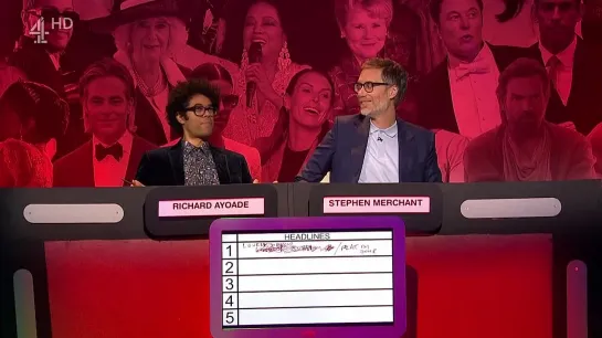 The Big Fat Quiz of the Year 2022 - Maisie Adam, Richard Ayoade, Rose Matafeo, Stephen Merchant, Jonathan Ross, Katherine Ryan