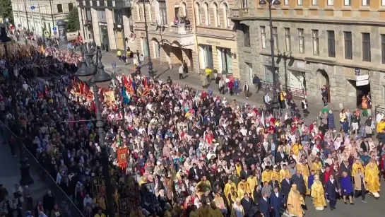 Крестный ход в честь Александра Невского в СПб. (12 сентября 2022 г.)