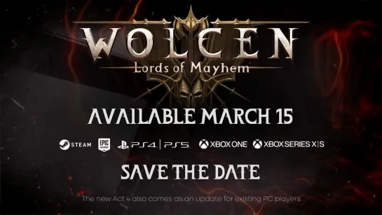 WOLCEN LORDS OF MAYHEM - Console Announcement Trailer