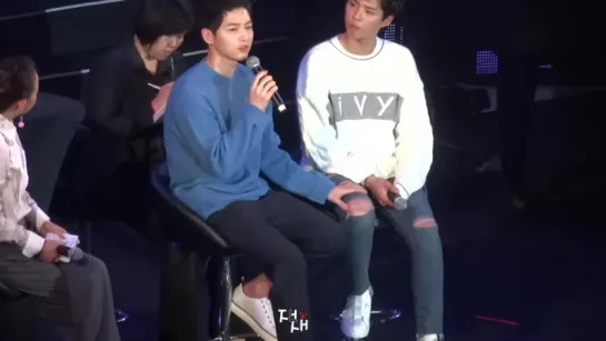 170122 박보검 송중기 Talk @ ASIA TOUR FANMEETING In TAIWAN