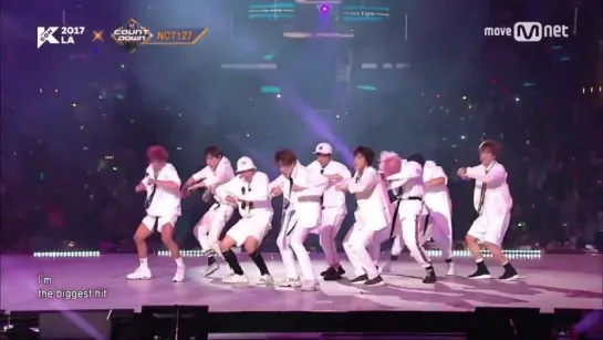 170821 NCT 127 - Intro + Cherry Bomb @ KCON in LA