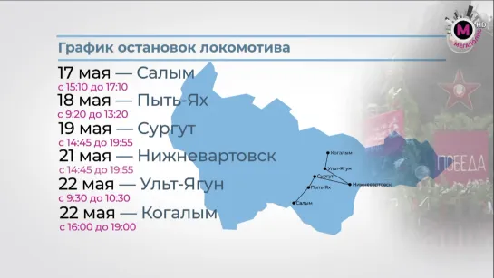 Мегаполис – Эшелон Победы – Югра