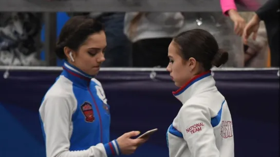 Of Ice and Fame. Medvedeva v Zagitova friends off the ice, rivals on it