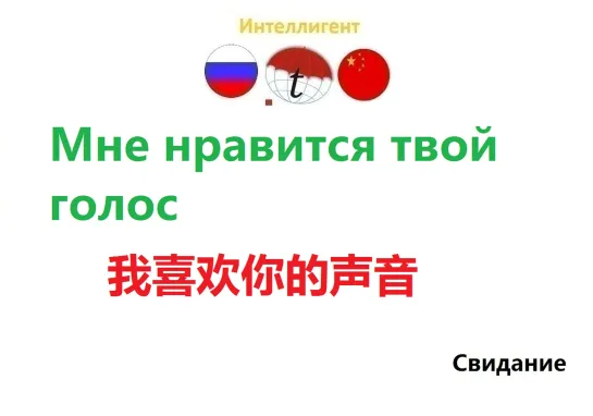 Мне нравится твой голос. Изучение китайского языка. Фразы на китайском. Китайский язык