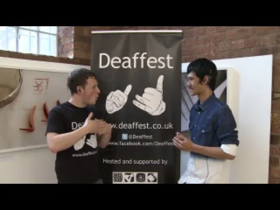 Интервью с победителем конкурса Young Deaffest 2013 на британском жестовом языке