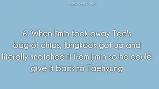 How Jungkook Protects Taehyung -- Taekook-VKook Evidence