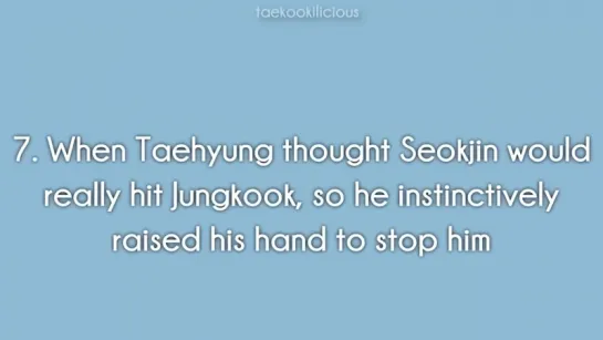 How Taehyung Protects Jungkook -- Taekook-VKook Evidence