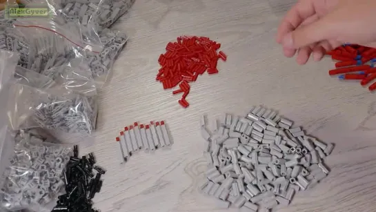 {AlexGyver} 🔫Автоматический миниган из LEGO Technic: 850 выстрелов в минуту!