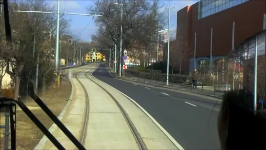 Debrecen új villamosvonala - New tram line - Neue Straßenbahnlinie - CAF Urbos tram