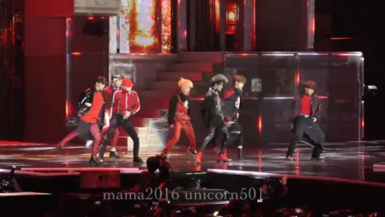 161202 NCT 127 - Fire Truck Fancam @ MAMA 2016