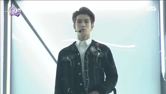 181225 NCT 2018 - Intro, BOSS, We Go Up, Regular  Black on Black @ SBS Gayo Dae