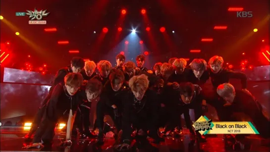 180420 NCT 2018 - Black on Black @ Music Bank