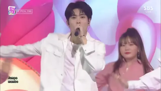 191020 Minhyuk, Jaehyun, Naeun - Jumpo Mambo (cover) @ MC SPECIAL STAGE