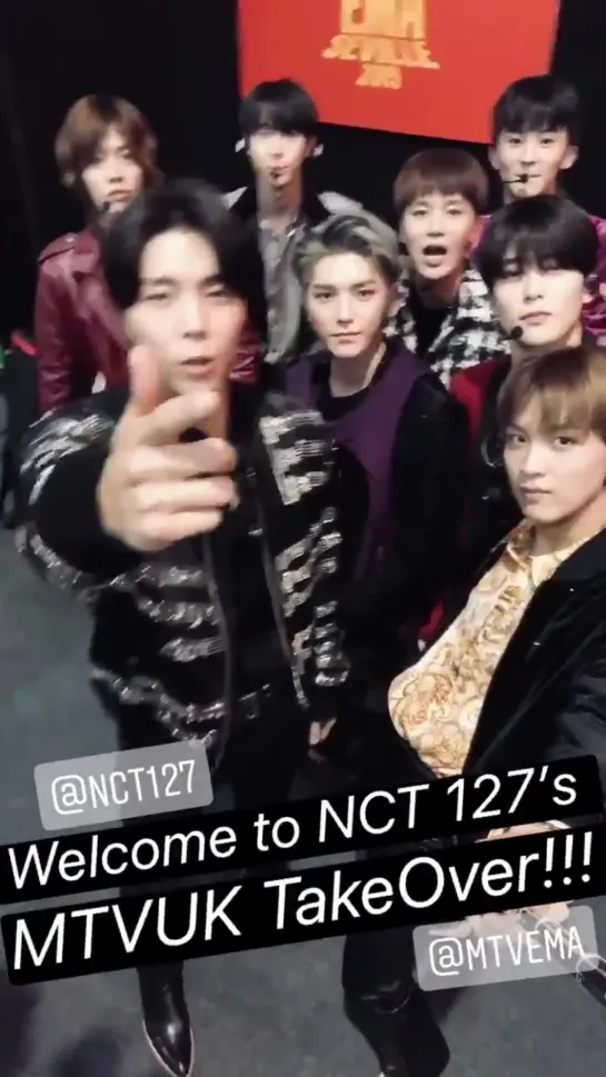 191103 @ MTVUK Instagram Story Update