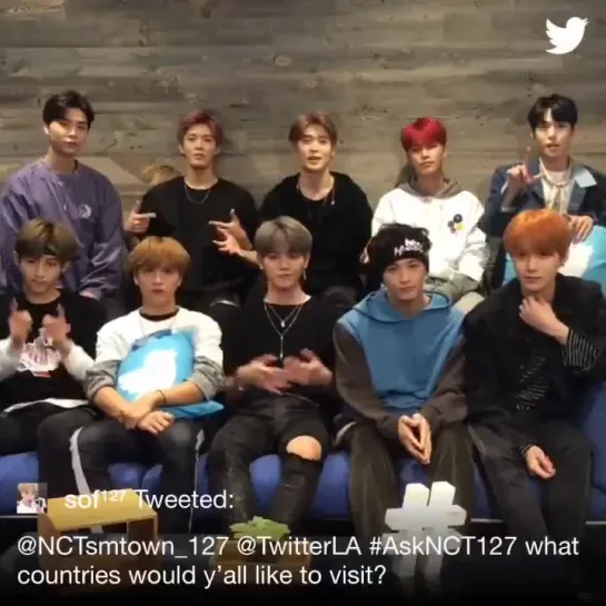 181004 #AskNCT127 @ NCT 127 Twitter Update