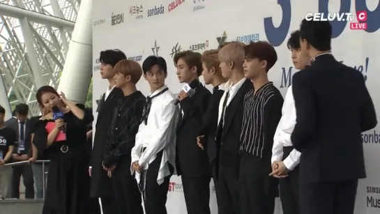 180830 NCT 127 @ Soribada K-Music Awards 2018 Blue Carpet