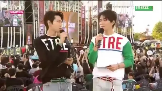 [VIDEO]150701 JAEHYUN & DOYOUNG cut 1 @ MBC Show Champion