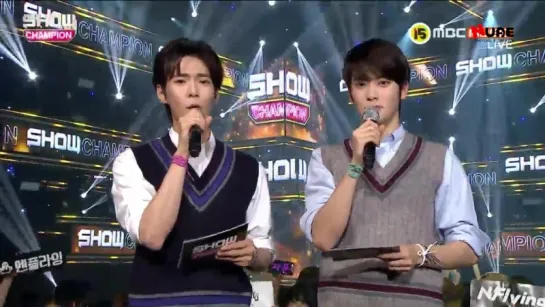 [VIDEO]150617 JAEHYUN & DOYOUNG @ MBC Show Champion