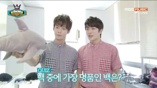 [VIDEO]150527 JAEHYUN & DOYOUNG @ MBC Show Champion