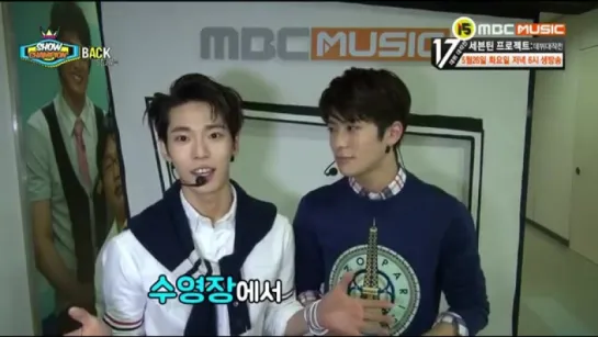 [VIDEO]150523 JAEHYUN & DOYOUNG  Backstage cut @ MBC Show Champion