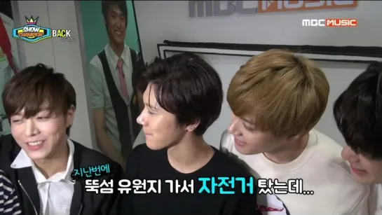 [VIDEO]150502 JAEHYUN, DOYOUNG &SMROOKIES Backstage cut @ MBC Show Champion