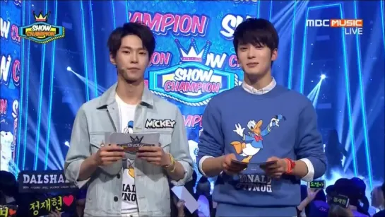 [VIDEO]150422 JAEHYUN & DOYOUNG @ MBC Show Champion