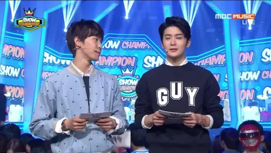 [VIDEO]150415 JAEHYUN & DOYOUNG @ MBC Show Champion