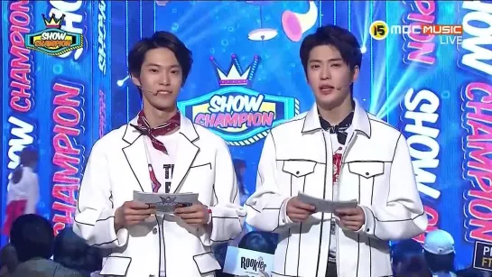 [VIDEO]150408 JAEHYUN & DOYOUNG @ MBC Show Champion