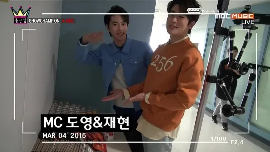 150304 JAEHYUN & DOYOUNG Backstage @ Show Champion