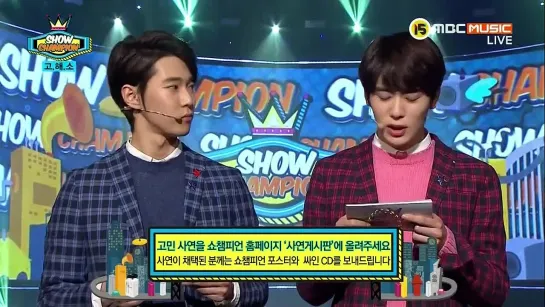 [VIDEO]150225 JAEHYUN & DOYOUNG @ MBC Show Champion