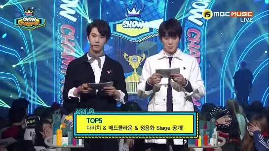 150204 MC DOYOUNG and JAEHYUN @ Show Champion