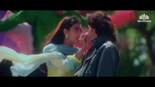 Neela Dupatta Pila Suit  Hameshaa (1997)  Saif Ali Khan  Kajol  Abhijeet  Sadhana Sargam