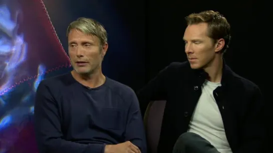 Mads Mikkelsen and Benedict Cumberbatch interview with Scott Derrickson