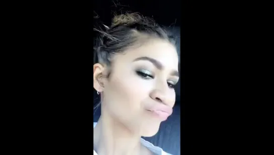 Zendaya via Snapchat