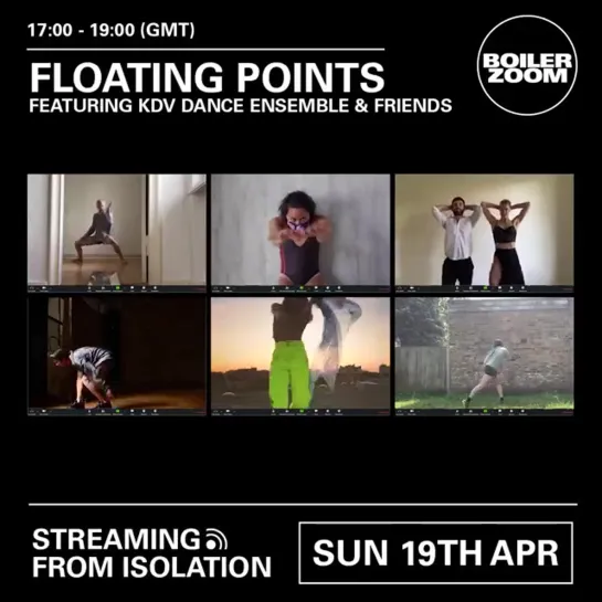 Floating Points featuring KDV Dance Ensemble & Friends | Boiler Room: Streaming From Isolation