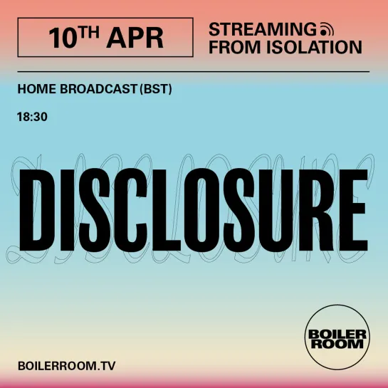 Streaming From Isolation #13: Disclosure