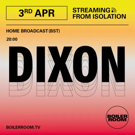 Streaming From Isolation #8: Dixon