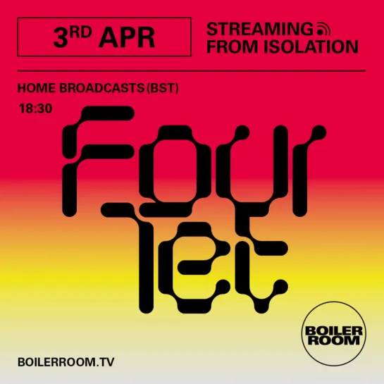 Streaming From Isolation #7: Four Tet