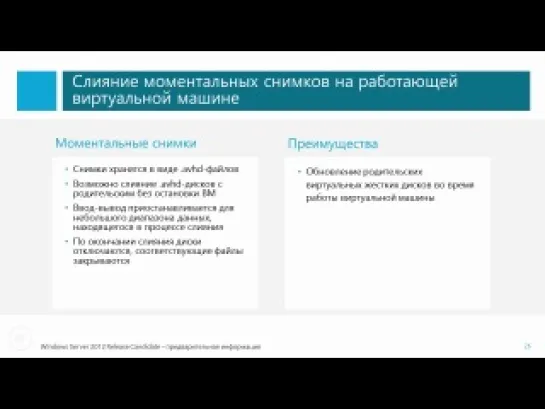 Новые возможности Windows Server 2012. Hyper-V