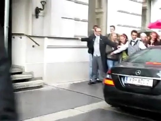 Bon Jovi are leaving Imperial Hotel in Vienna